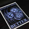 BIGGER ISN’T ALWAYS BETTER -Art print